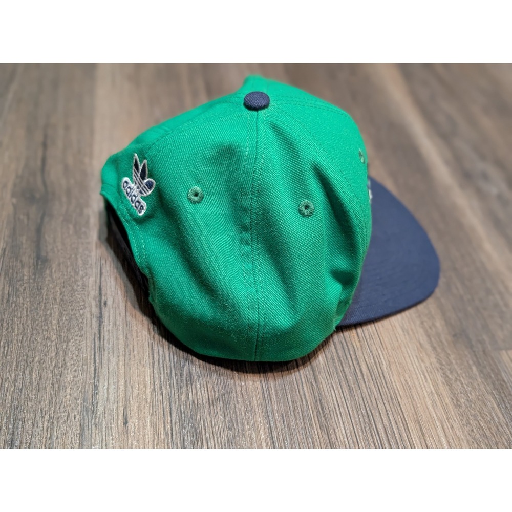 Notre Dame Fighting Irish Adidas‎ Snapback Hat Cap Adult Green Blue Adjustable - Picture 5 of 8
